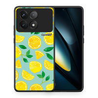 Thumbnail for Θήκη Xiaomi Poco F6 Pro 5G Lemons από τη Smartfits με σχέδιο στο πίσω μέρος και μαύρο περίβλημα | Xiaomi Poco F6 Pro 5G Lemons case with colorful back and black bezels