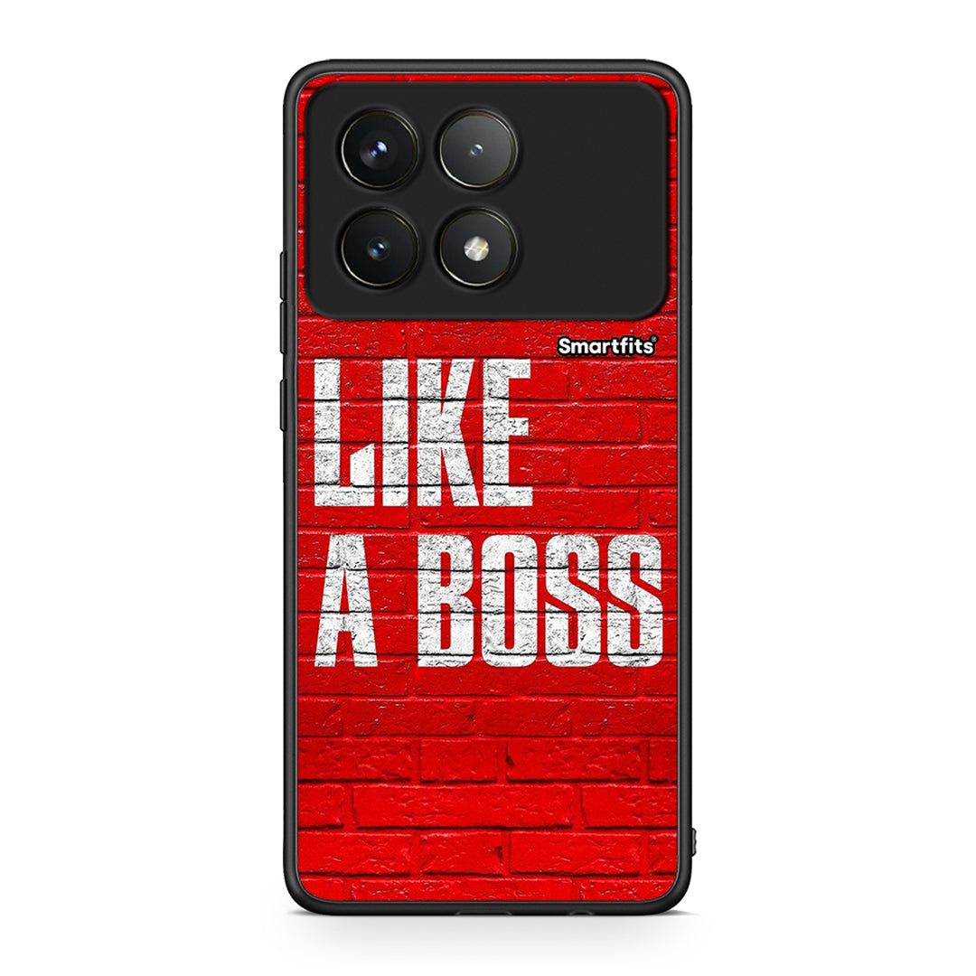 Xiaomi Poco F6 Pro 5G Like A Boss θήκη από τη Smartfits με σχέδιο στο πίσω μέρος και μαύρο περίβλημα | Smartphone case with colorful back and black bezels by Smartfits