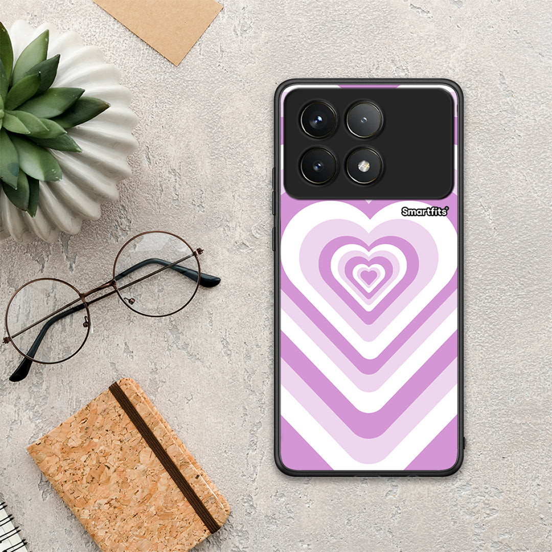 Lilac Hearts - Xiaomi Poco F6 Pro 5G θήκη