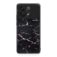 Thumbnail for 4 - Xiaomi Poco F6 Pro 5G Black Rosegold Marble case, cover, bumper