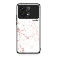 Thumbnail for 116 - Xiaomi Poco F6 Pro 5G Pink Splash Marble case, cover, bumper