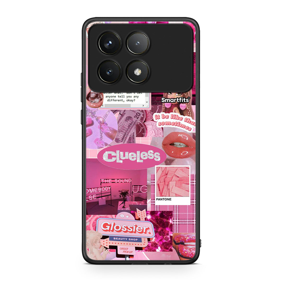 Xiaomi Poco F6 Pro 5G Pink Love Θήκη Αγίου Βαλεντίνου από τη Smartfits με σχέδιο στο πίσω μέρος και μαύρο περίβλημα | Smartphone case with colorful back and black bezels by Smartfits