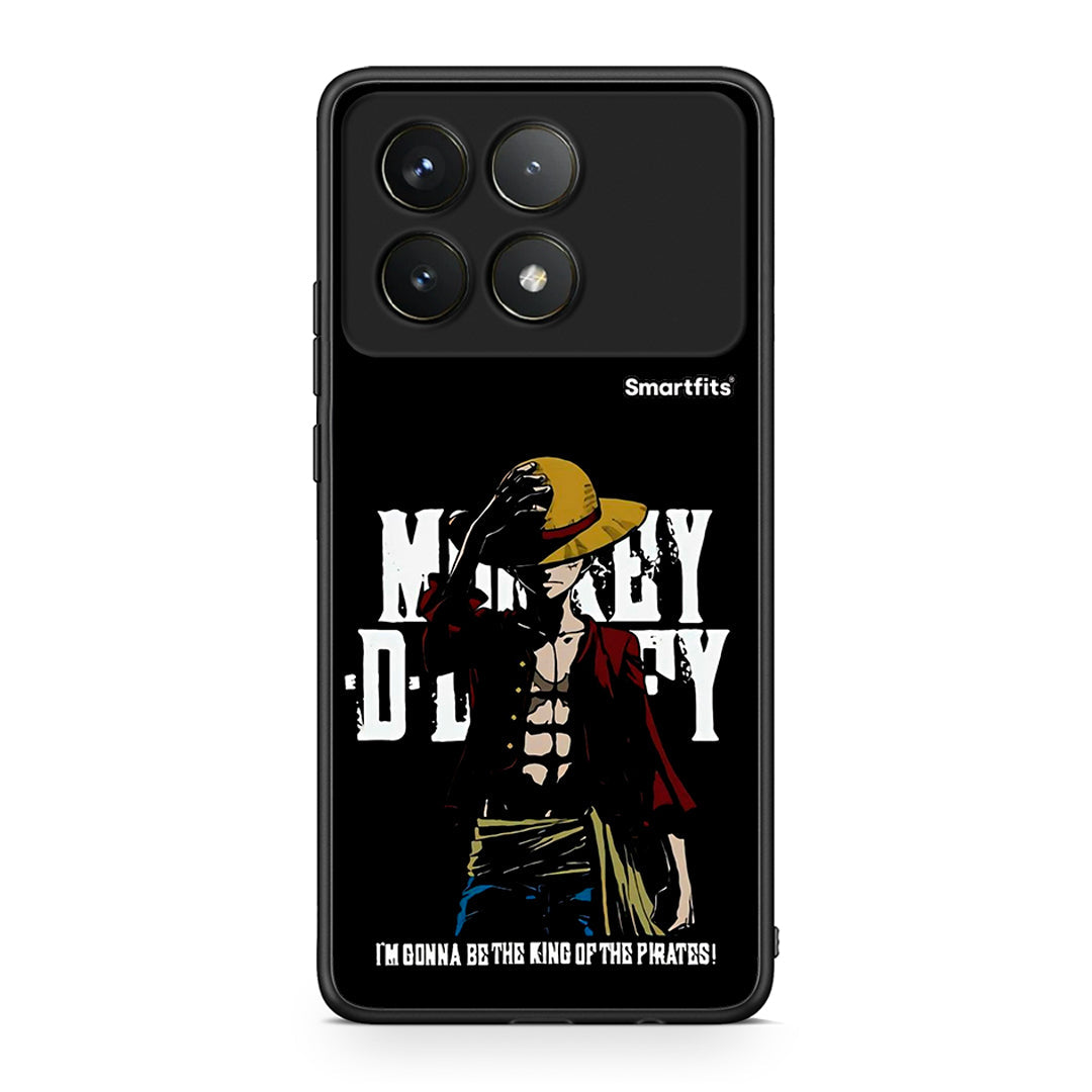 Xiaomi Poco F6 Pro 5G Pirate King θήκη από τη Smartfits με σχέδιο στο πίσω μέρος και μαύρο περίβλημα | Smartphone case with colorful back and black bezels by Smartfits