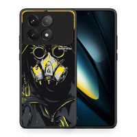 Thumbnail for Θήκη Xiaomi Poco F6 Pro 5G Mask PopArt από τη Smartfits με σχέδιο στο πίσω μέρος και μαύρο περίβλημα | Xiaomi Poco F6 Pro 5G Mask PopArt case with colorful back and black bezels