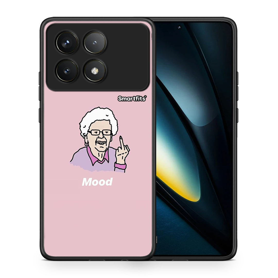 Θήκη Xiaomi Poco F6 Pro 5G Mood PopArt από τη Smartfits με σχέδιο στο πίσω μέρος και μαύρο περίβλημα | Xiaomi Poco F6 Pro 5G Mood PopArt case with colorful back and black bezels