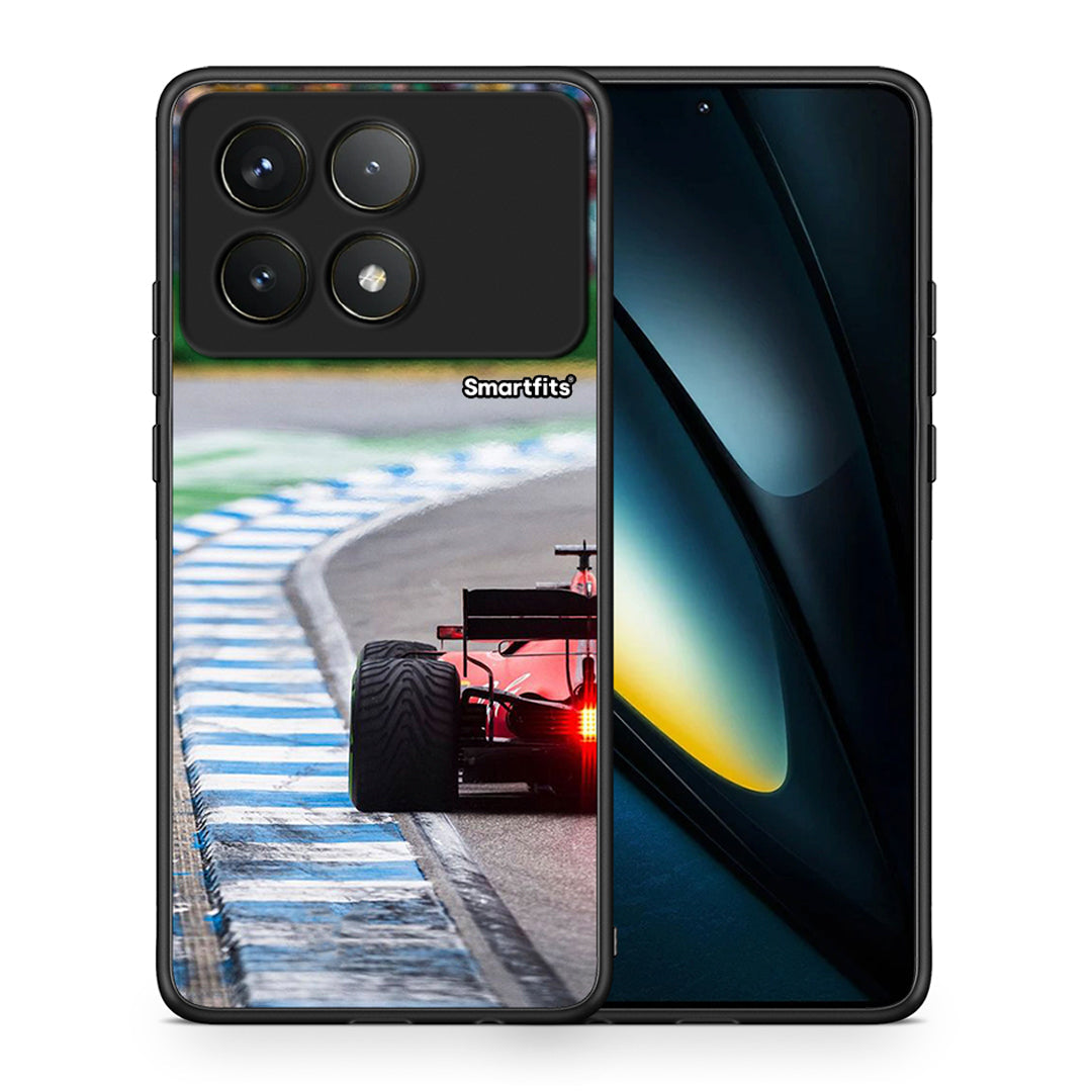 Θήκη Xiaomi Poco F6 Pro 5G Racing Vibes από τη Smartfits με σχέδιο στο πίσω μέρος και μαύρο περίβλημα | Xiaomi Poco F6 Pro 5G Racing Vibes case with colorful back and black bezels