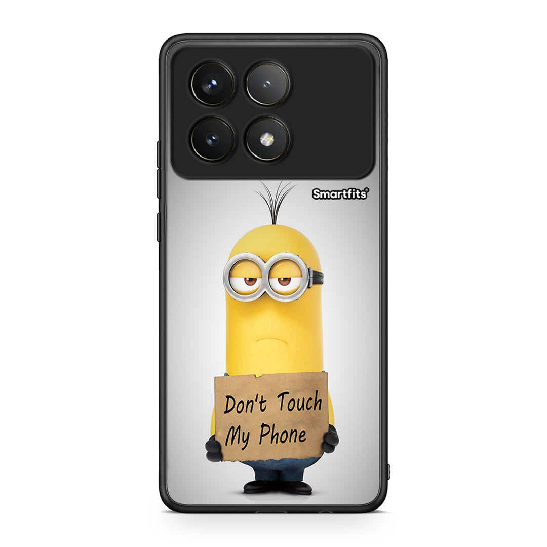 4 - Xiaomi Poco F6 Pro 5G Minion Text case, cover, bumper