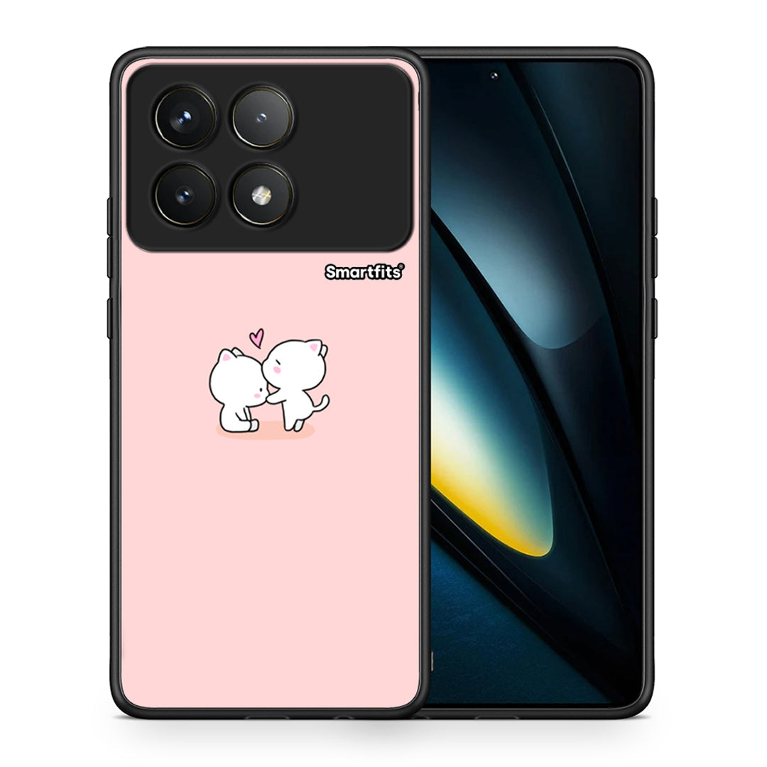 Θήκη Xiaomi Poco F6 Pro 5G Love Valentine από τη Smartfits με σχέδιο στο πίσω μέρος και μαύρο περίβλημα | Xiaomi Poco F6 Pro 5G Love Valentine case with colorful back and black bezels