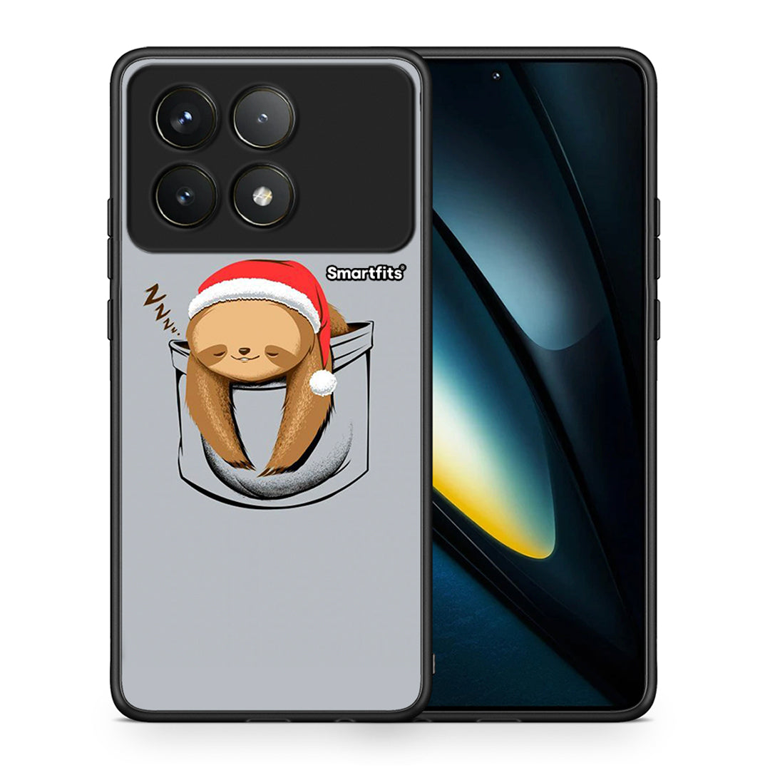 Θήκη Xiaomi Poco F6 Pro 5G Xmas Zzzz από τη Smartfits με σχέδιο στο πίσω μέρος και μαύρο περίβλημα | Xiaomi Poco F6 Pro 5G Xmas Zzzz case with colorful back and black bezels