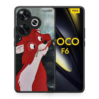 Thumbnail for Θήκη Xiaomi Poco F6 Tod And Vixey Love 1 από τη Smartfits με σχέδιο στο πίσω μέρος και μαύρο περίβλημα | Xiaomi Poco F6 Tod And Vixey Love 1 case with colorful back and black bezels