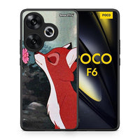 Thumbnail for Θήκη Xiaomi Poco F6 Tod And Vixey Love 2 από τη Smartfits με σχέδιο στο πίσω μέρος και μαύρο περίβλημα | Xiaomi Poco F6 Tod And Vixey Love 2 case with colorful back and black bezels