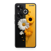 Thumbnail for Xiaomi Poco F6 Yellow Daisies θήκη από τη Smartfits με σχέδιο στο πίσω μέρος και μαύρο περίβλημα | Smartphone case with colorful back and black bezels by Smartfits