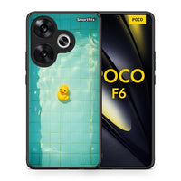 Thumbnail for Θήκη Xiaomi Poco F6 Yellow Duck από τη Smartfits με σχέδιο στο πίσω μέρος και μαύρο περίβλημα | Xiaomi Poco F6 Yellow Duck case with colorful back and black bezels