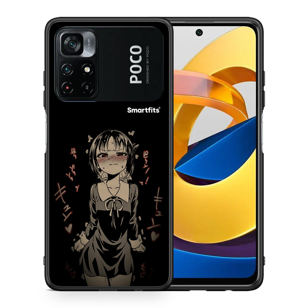 Θήκη Xiaomi Poco M4 Pro 4G Anime Girl από τη Smartfits με σχέδιο στο πίσω μέρος και μαύρο περίβλημα | Xiaomi Poco M4 Pro 4G Anime Girl case with colorful back and black bezels