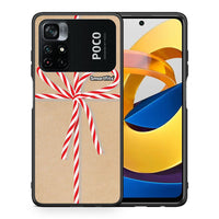 Thumbnail for Θήκη Xiaomi Poco M4 Pro 4G Christmas Gift από τη Smartfits με σχέδιο στο πίσω μέρος και μαύρο περίβλημα | Xiaomi Poco M4 Pro 4G Christmas Gift case with colorful back and black bezels