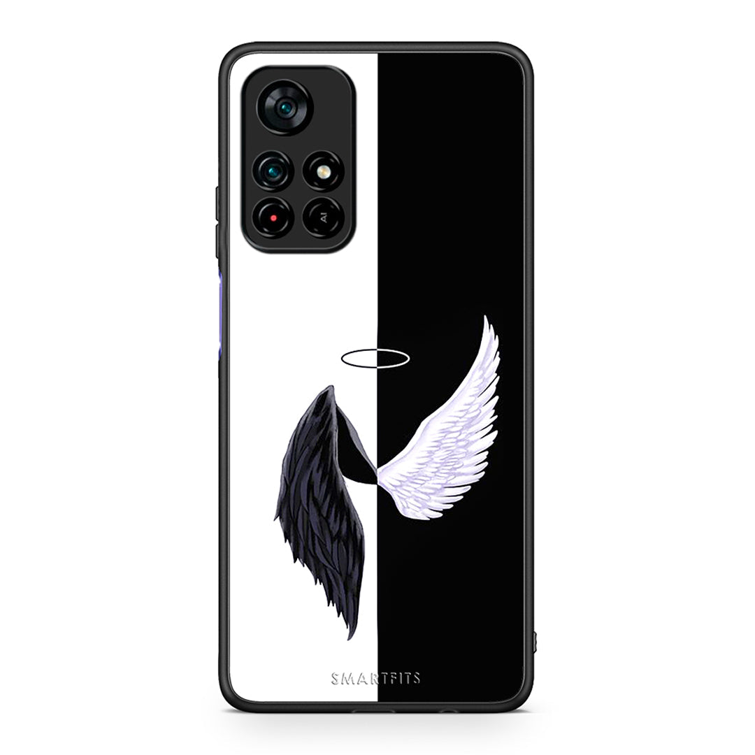 Xiaomi Poco M4 Pro 5G Angels Demons θήκη από τη Smartfits με σχέδιο στο πίσω μέρος και μαύρο περίβλημα | Smartphone case with colorful back and black bezels by Smartfits