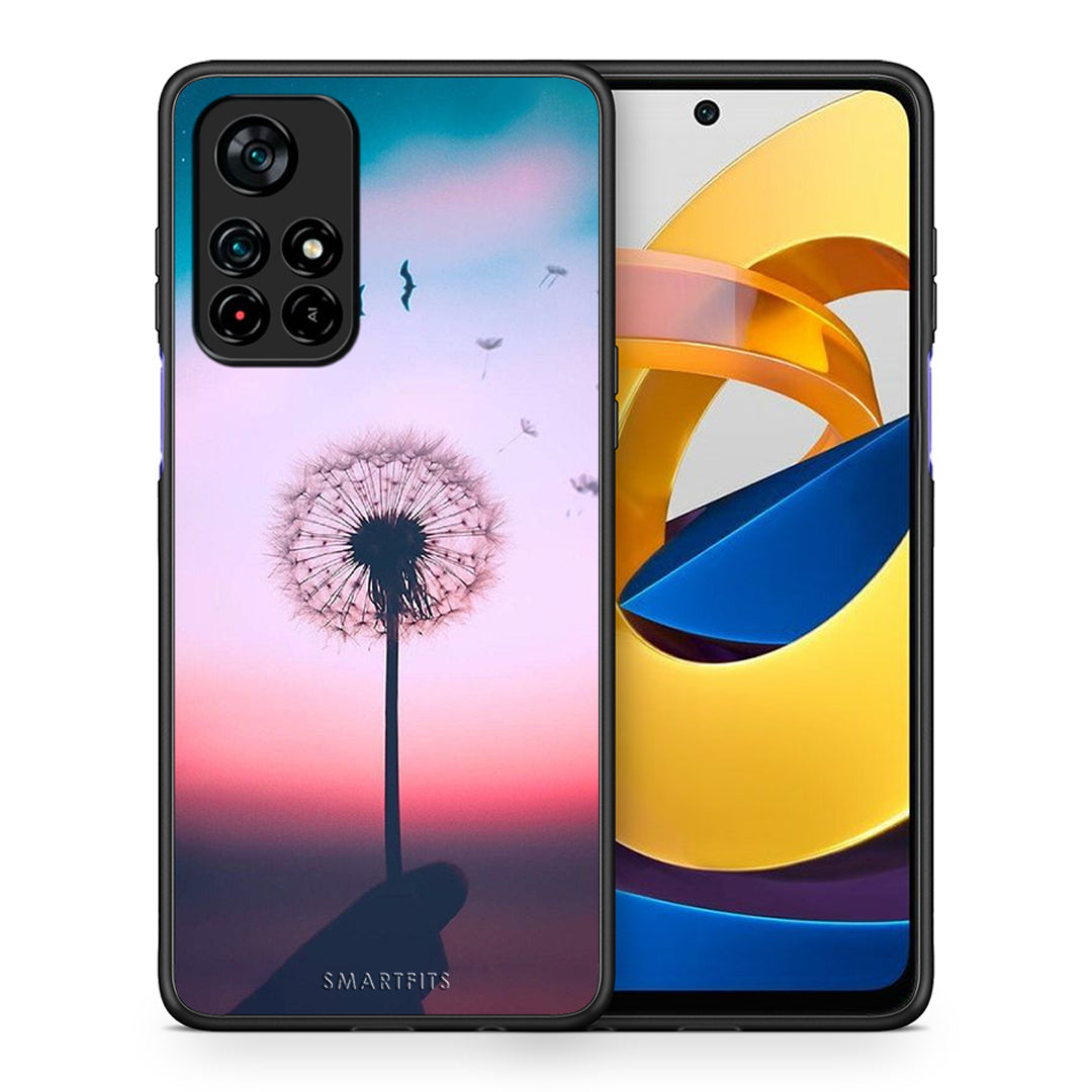 Θήκη Xiaomi Poco M4 Pro 5G Wish Boho από τη Smartfits με σχέδιο στο πίσω μέρος και μαύρο περίβλημα | Xiaomi Poco M4 Pro 5G Wish Boho case with colorful back and black bezels