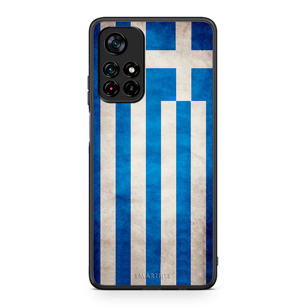 4 - Xiaomi Poco M4 Pro 5G Greeek Flag case, cover, bumper