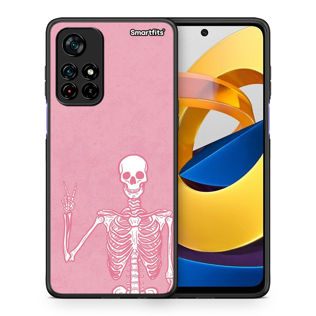 Θήκη Xiaomi Poco M4 Pro 5G Halloween Motivation από τη Smartfits με σχέδιο στο πίσω μέρος και μαύρο περίβλημα | Xiaomi Poco M4 Pro 5G Halloween Motivation case with colorful back and black bezels