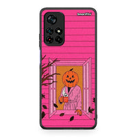 Thumbnail for Xiaomi Poco M4 Pro 5G Halloween Pumpkin Lady θήκη από τη Smartfits με σχέδιο στο πίσω μέρος και μαύρο περίβλημα | Smartphone case with colorful back and black bezels by Smartfits