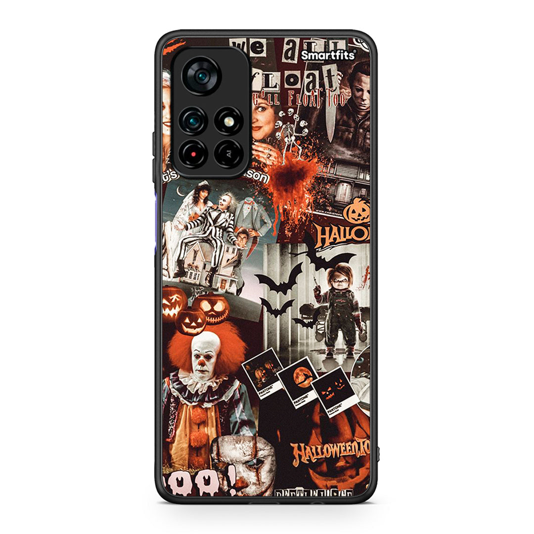 Xiaomi Poco M4 Pro 5G Halloween Spooky Season θήκη από τη Smartfits με σχέδιο στο πίσω μέρος και μαύρο περίβλημα | Smartphone case with colorful back and black bezels by Smartfits