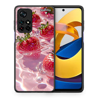 Thumbnail for Θήκη Xiaomi Poco M4 Pro 5G Juicy Strawberries από τη Smartfits με σχέδιο στο πίσω μέρος και μαύρο περίβλημα | Xiaomi Poco M4 Pro 5G Juicy Strawberries case with colorful back and black bezels