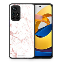 Thumbnail for Θήκη Xiaomi Poco M4 Pro 5G Pink Splash Marble από τη Smartfits με σχέδιο στο πίσω μέρος και μαύρο περίβλημα | Xiaomi Poco M4 Pro 5G Pink Splash Marble case with colorful back and black bezels