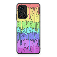 Thumbnail for Xiaomi Poco M4 Pro 5G Melting Rainbow θήκη από τη Smartfits με σχέδιο στο πίσω μέρος και μαύρο περίβλημα | Smartphone case with colorful back and black bezels by Smartfits