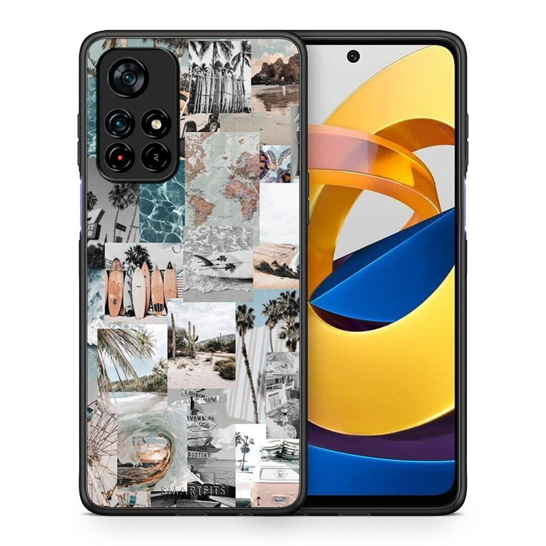 Θήκη Xiaomi Poco M4 Pro 5G Retro Beach Life από τη Smartfits με σχέδιο στο πίσω μέρος και μαύρο περίβλημα | Xiaomi Poco M4 Pro 5G Retro Beach Life case with colorful back and black bezels