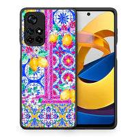 Thumbnail for Θήκη Xiaomi Poco M4 Pro 5G Retro Spring από τη Smartfits με σχέδιο στο πίσω μέρος και μαύρο περίβλημα | Xiaomi Poco M4 Pro 5G Retro Spring case with colorful back and black bezels