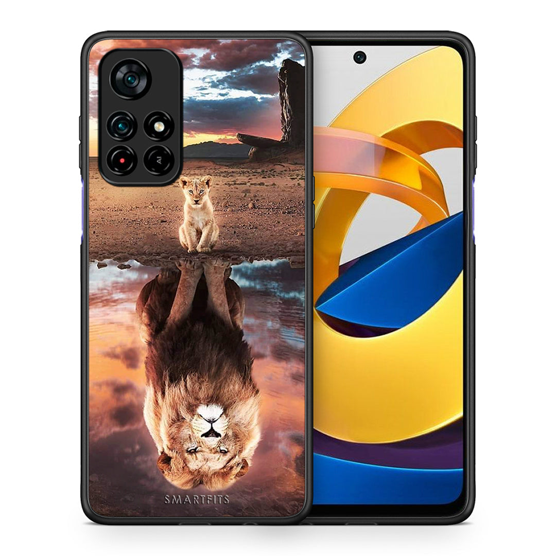 Θήκη Αγίου Βαλεντίνου Xiaomi Poco M4 Pro 5G Sunset Dreams από τη Smartfits με σχέδιο στο πίσω μέρος και μαύρο περίβλημα | Xiaomi Poco M4 Pro 5G Sunset Dreams case with colorful back and black bezels