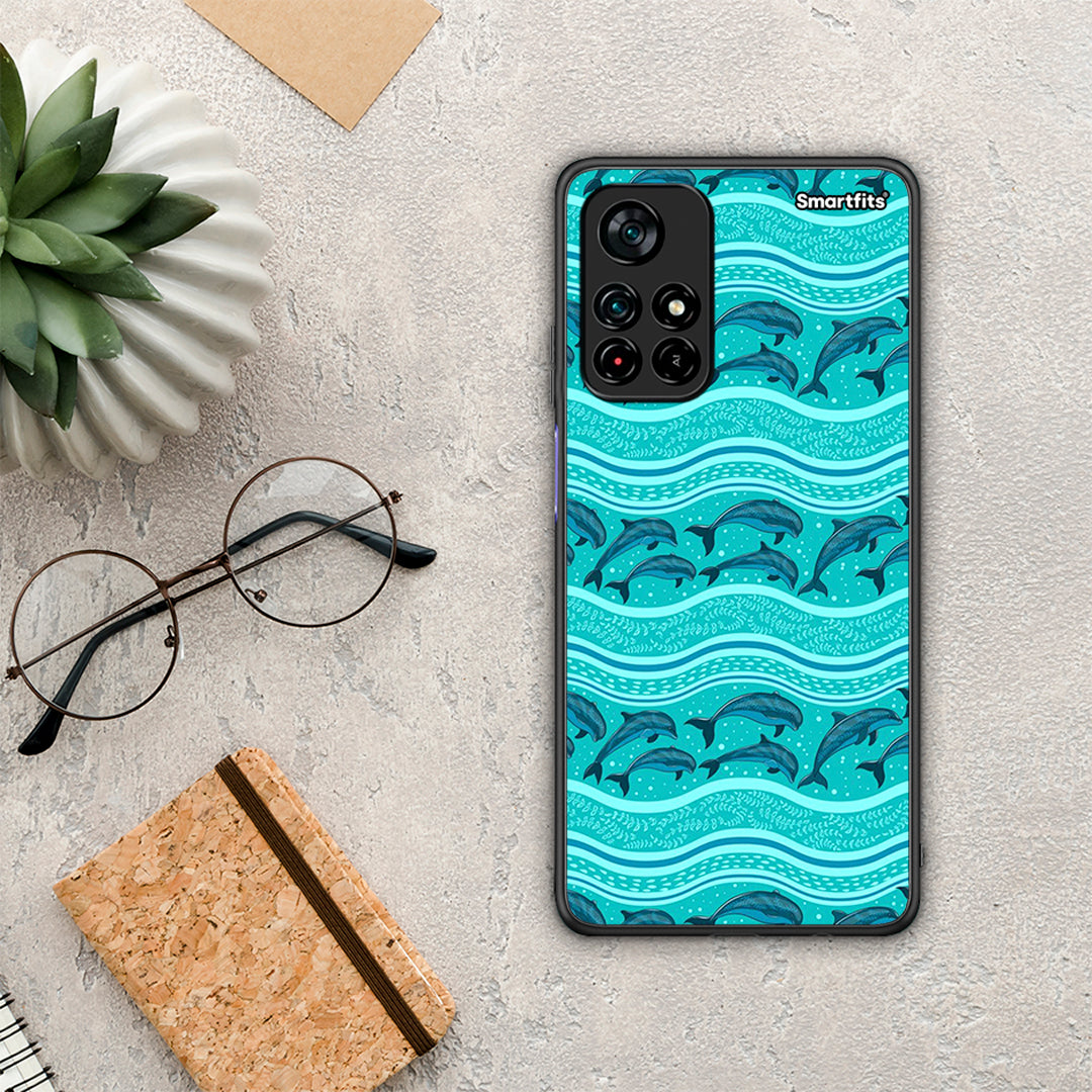 Swimming Dolphins - Xiaomi Poco M4 Pro 5G case