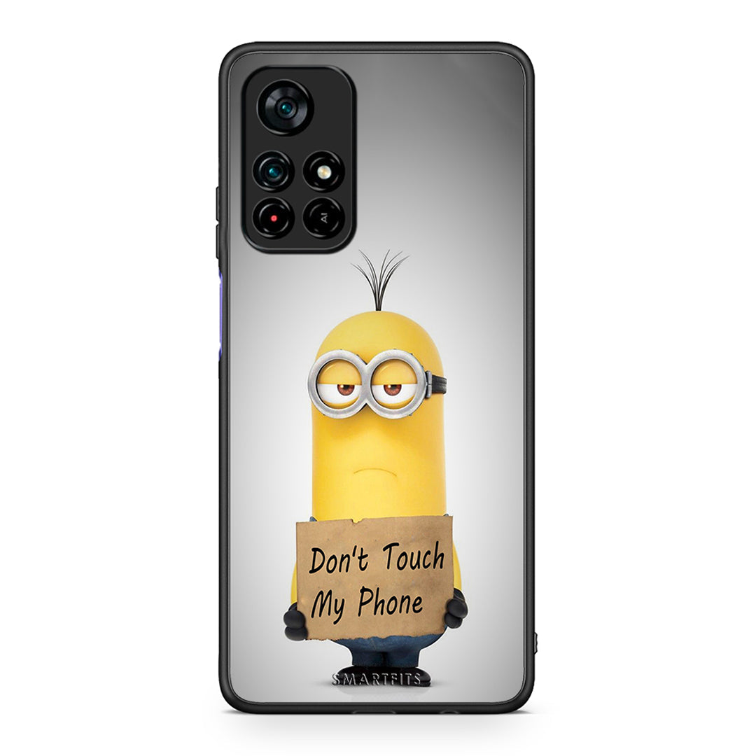 4 - Xiaomi Poco M4 Pro 5G Minion Text case, cover, bumper