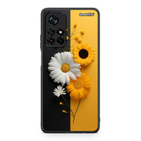 Thumbnail for Xiaomi Poco M4 Pro 5G Yellow Daisies θήκη από τη Smartfits με σχέδιο στο πίσω μέρος και μαύρο περίβλημα | Smartphone case with colorful back and black bezels by Smartfits