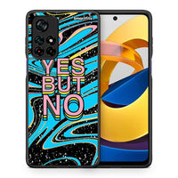 Thumbnail for Θήκη Xiaomi Poco M4 Pro 5G Yes But No από τη Smartfits με σχέδιο στο πίσω μέρος και μαύρο περίβλημα | Xiaomi Poco M4 Pro 5G Yes But No case with colorful back and black bezels