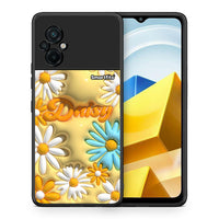 Thumbnail for Θήκη Xiaomi Poco M5 / Redmi Note 11E Bubble Daisies από τη Smartfits με σχέδιο στο πίσω μέρος και μαύρο περίβλημα | Xiaomi Poco M5 / Redmi Note 11E Bubble Daisies case with colorful back and black bezels