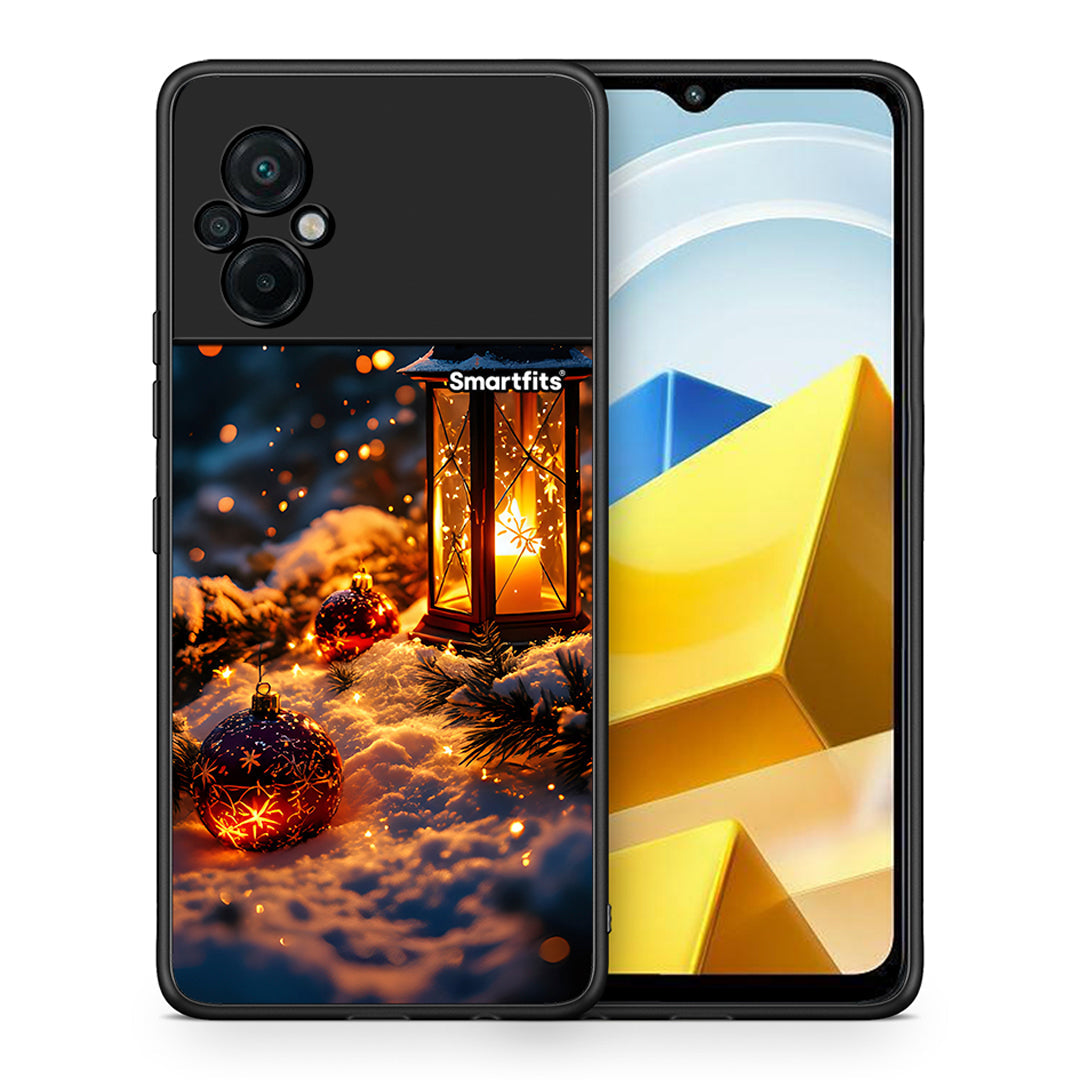 Θήκη Xiaomi Poco M5 / Redmi Note 11E Christmas Ornaments από τη Smartfits με σχέδιο στο πίσω μέρος και μαύρο περίβλημα | Xiaomi Poco M5 / Redmi Note 11E Christmas Ornaments case with colorful back and black bezels