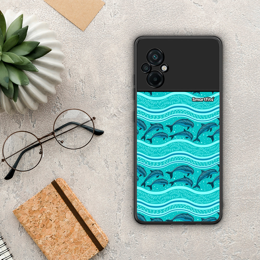 Swimming Dolphins - Xiaomi Poco M5 case