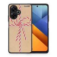 Thumbnail for Θήκη Xiaomi Poco M6 4G Christmas Gift από τη Smartfits με σχέδιο στο πίσω μέρος και μαύρο περίβλημα | Xiaomi Poco M6 4G Christmas Gift case with colorful back and black bezels