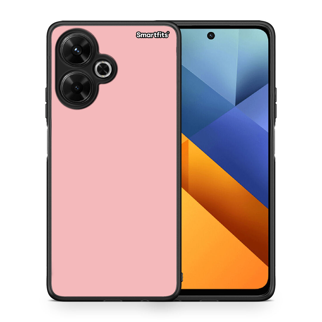 Θήκη Xiaomi Poco M6 4G Nude Color από τη Smartfits με σχέδιο στο πίσω μέρος και μαύρο περίβλημα | Xiaomi Poco M6 4G Nude Color case with colorful back and black bezels