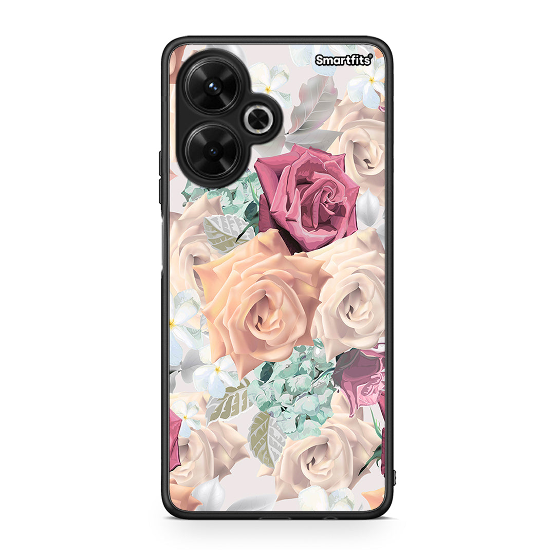 99 - Xiaomi Poco M6 4G Bouquet Floral case, cover, bumper