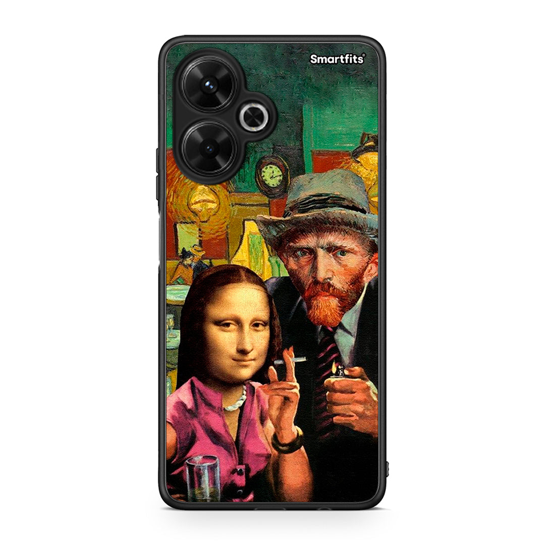 Xiaomi Poco M6 4G Funny Art θήκη από τη Smartfits με σχέδιο στο πίσω μέρος και μαύρο περίβλημα | Smartphone case with colorful back and black bezels by Smartfits