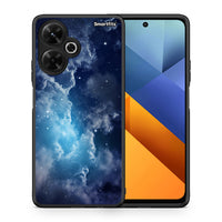 Thumbnail for Θήκη Xiaomi Poco M6 4G Blue Sky Galaxy από τη Smartfits με σχέδιο στο πίσω μέρος και μαύρο περίβλημα | Xiaomi Poco M6 4G Blue Sky Galaxy case with colorful back and black bezels