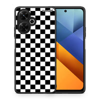 Thumbnail for Θήκη Xiaomi Poco M6 4G Squares Geometric από τη Smartfits με σχέδιο στο πίσω μέρος και μαύρο περίβλημα | Xiaomi Poco M6 4G Squares Geometric case with colorful back and black bezels