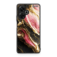 Thumbnail for Xiaomi Poco M6 4G Glamorous Pink Marble θήκη από τη Smartfits με σχέδιο στο πίσω μέρος και μαύρο περίβλημα | Smartphone case with colorful back and black bezels by Smartfits