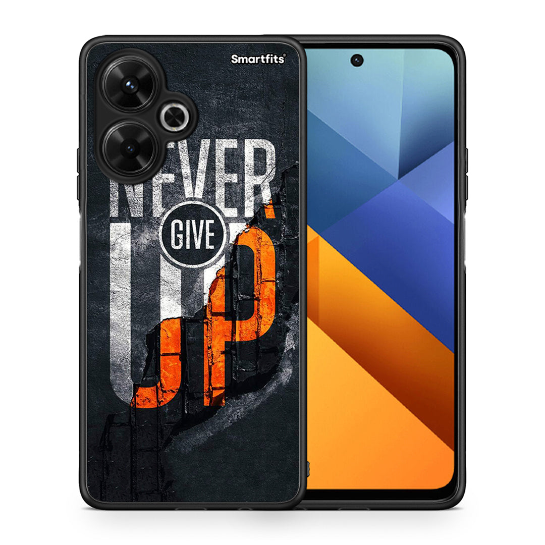 Never Give Up - Xiaomi Poco M6 4G θήκη