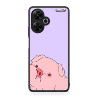 Thumbnail for Xiaomi Poco M6 4G Pig Love 2 Θήκη Αγίου Βαλεντίνου από τη Smartfits με σχέδιο στο πίσω μέρος και μαύρο περίβλημα | Smartphone case with colorful back and black bezels by Smartfits