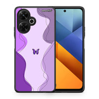 Thumbnail for Purple Mariposa - Xiaomi Poco M6 4G θήκη