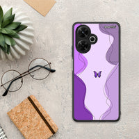 Thumbnail for Purple Mariposa - Xiaomi Poco M6 4G θήκη