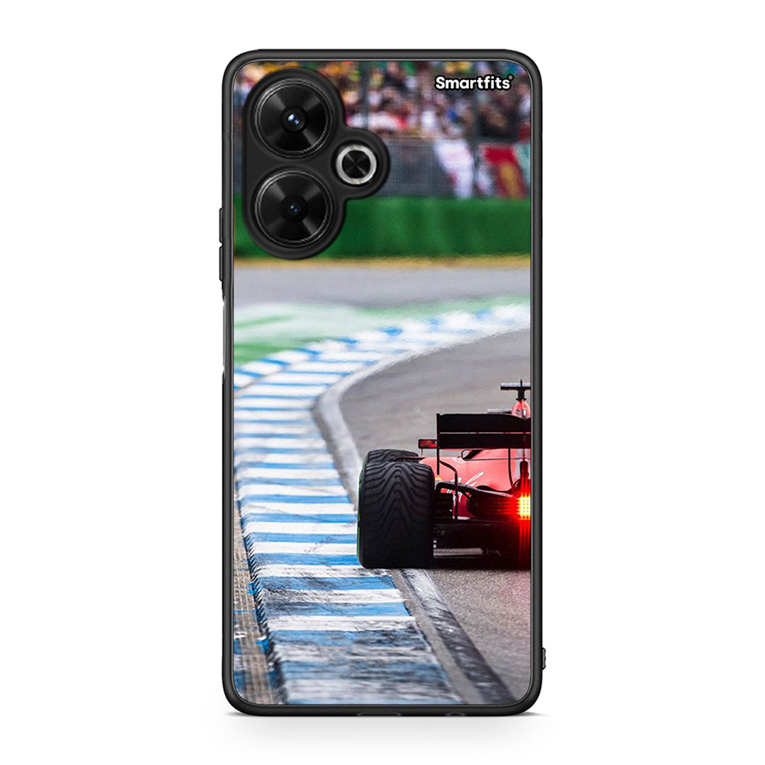 Xiaomi Poco M6 4G Racing Vibes θήκη από τη Smartfits με σχέδιο στο πίσω μέρος και μαύρο περίβλημα | Smartphone case with colorful back and black bezels by Smartfits